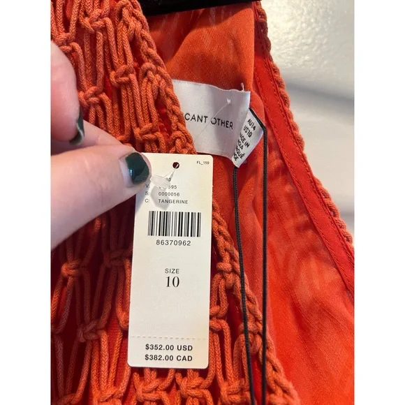 Significant Other Halter Beaded Fringe Mini Dresss - Picture 9 of 9